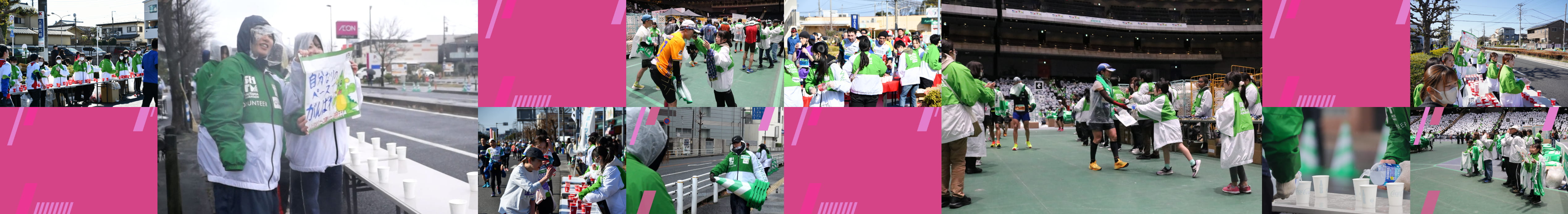 ボランティアスタッフの活動の様子